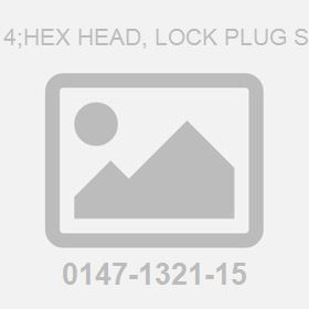 M 8X 14;Hex Head, Lock Plug Screw